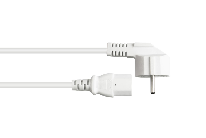 Good connections p0130-w025 - 2.5 m - cee7/7 - iec c13 - h05vv-f - 250 v - cable - current/power supply - 2.5 m - vde, , medium-null