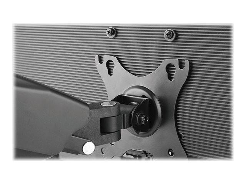 Icy box ib-ms303-t single monitor gas-spring desk arm for up to 27 inch displays 6.5kg metal black-null