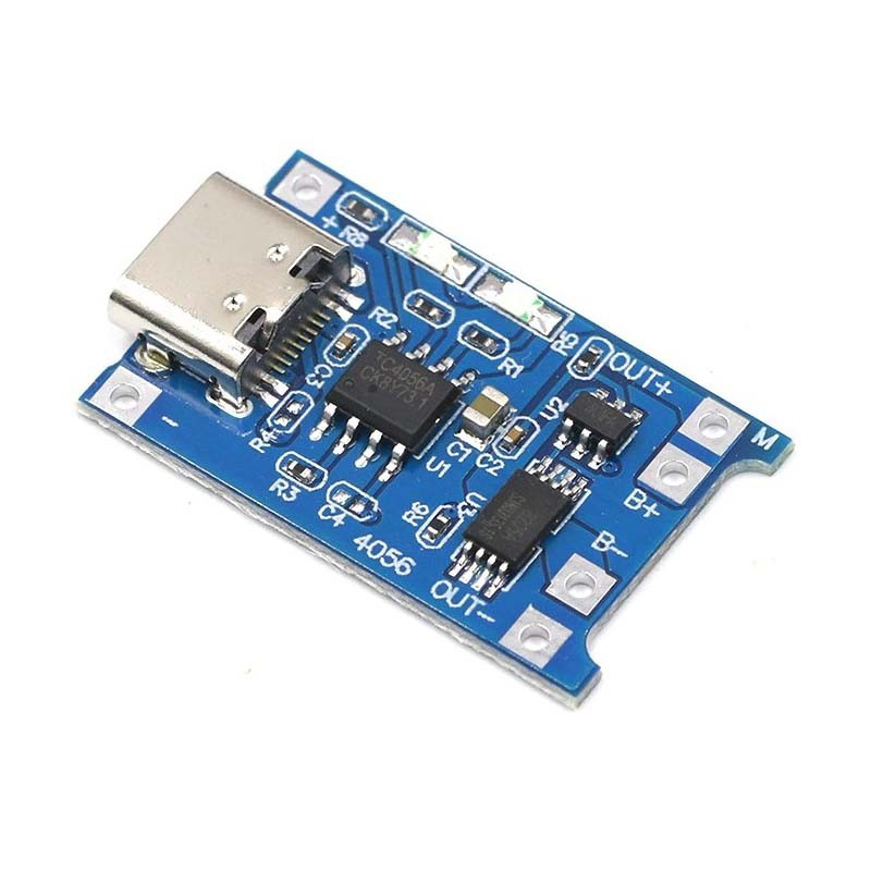 Lithium battery charger and protection module 1a USB-c - tp4056, , medium-null