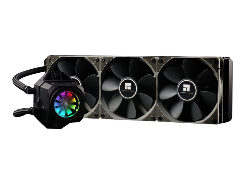 Thermalright turbo right 360 c aio liquid CPU cooler 360mm 3x120mm ty-121bp pwm fans copper radiator black-null