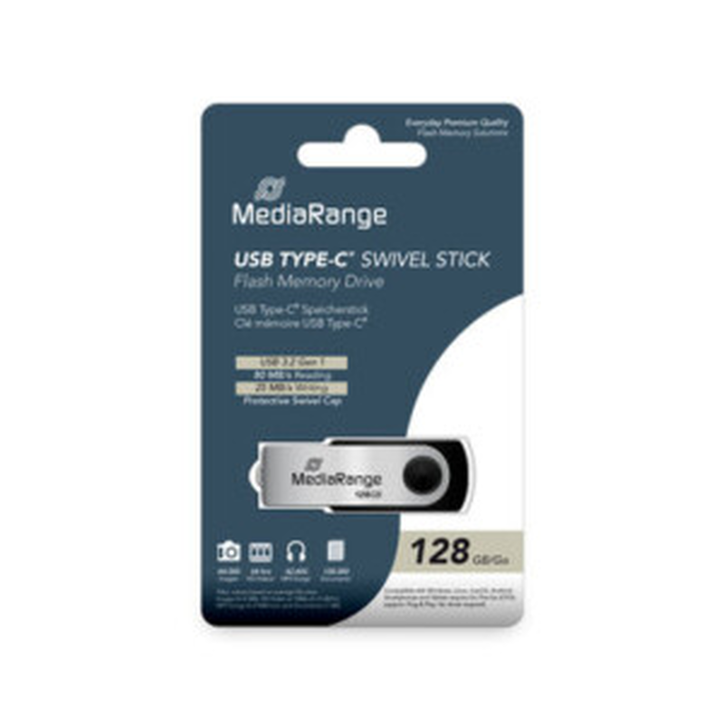 Product image: Mediarange USB 128GB 3.2 Type-C-null