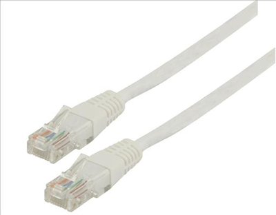 Unshielded rj45 cat 5e network cable 15.0m white