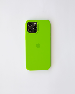 I-phone silicone case green 13