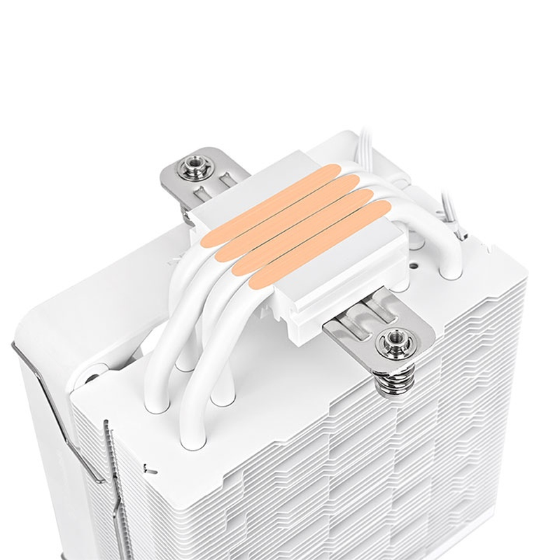 Thermaltake astria 200 argb cl-p137 single-tower CPU cooler 210w 4 heatpipes 120mm fan 27 led intel AMD white-null