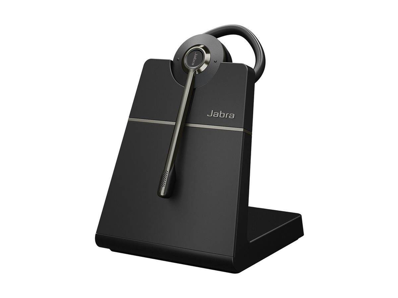 Jabra engage 55 se uc convertible wireless dect headset USB-a link 400a dongle 3 wearing styles charging stand black-null