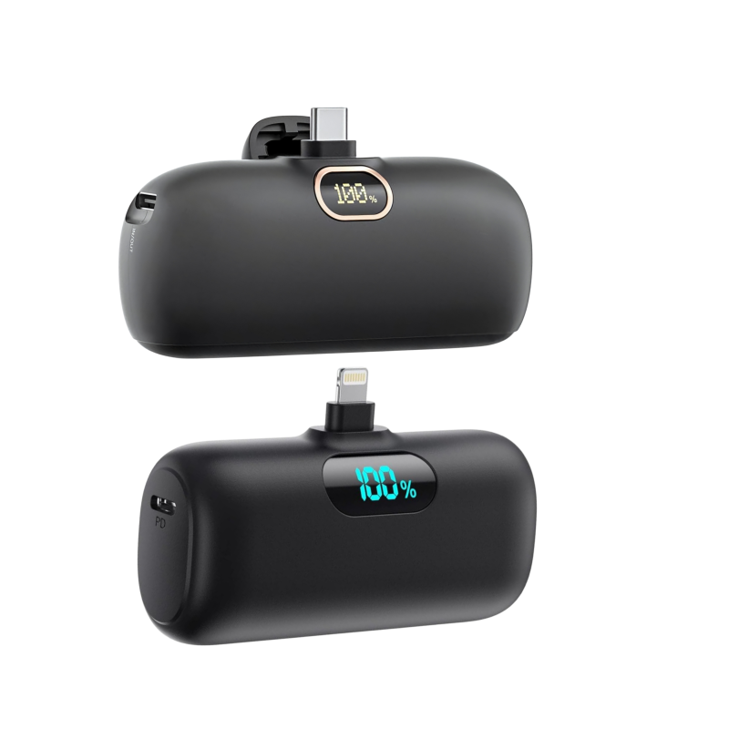 Mini capsule powerbank USB-c & lightning &upsilon;&pi;&omicron;&delta;&omicron;&chi;ή 6500mAh-null