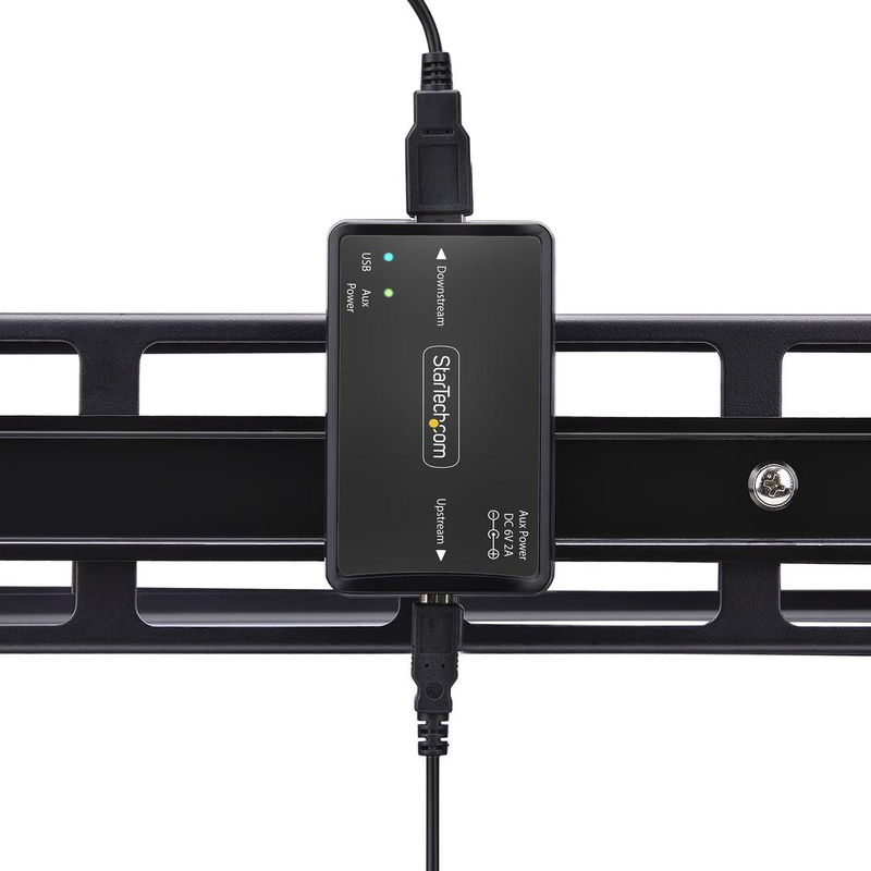 Startech.com USB galvanic isolator 6kv, electrical isolated USB 2.0/1.1 - surge isolator - black - taa compliant-null