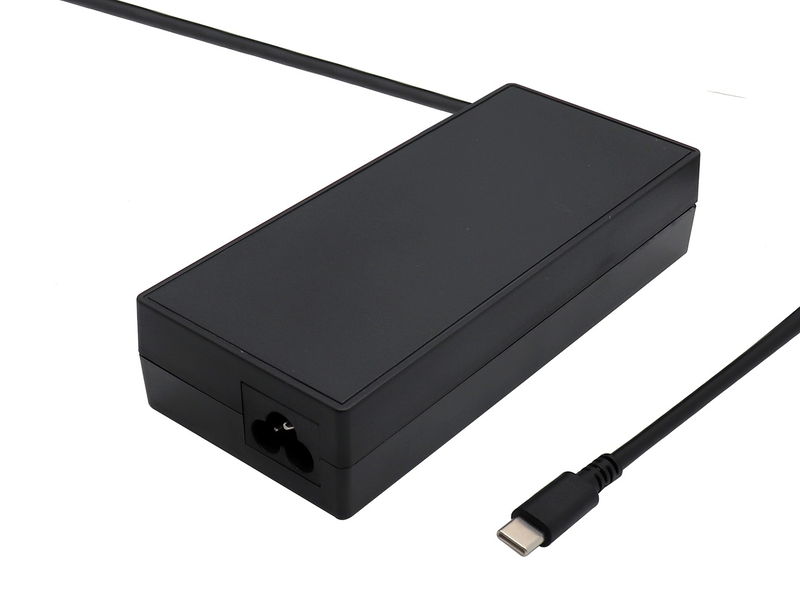 Origin storage 100w USB-c ac adapter 8 output voltages universal power delivery for USB-c laptops eu black-null