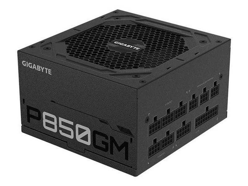 Gigabyte p850gm 850w power supply 80 plus gold fully modular atx12v semi-passive black gp-p850gm, , medium-null