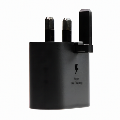 Super fast charger samsung Type-C 25w, Black, medium