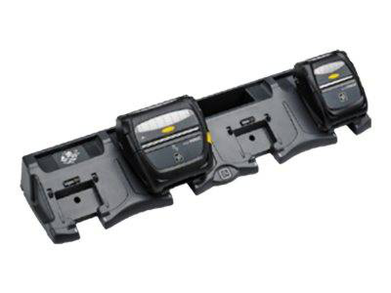 Zebra 4-bay power station / printer charging stand / output connectors: 4 / europe / for zq500 series zq510, zq520, , medium-null