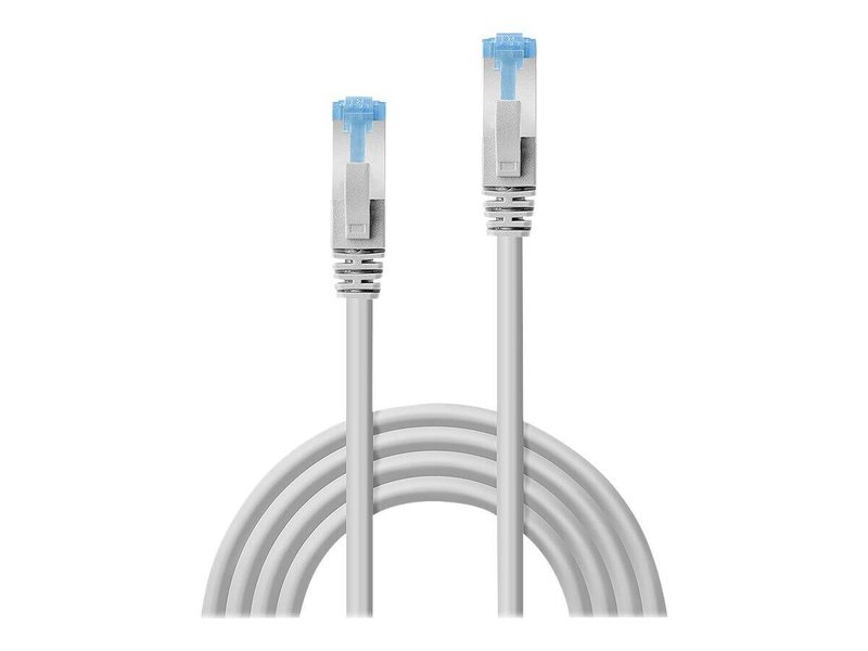 Lindy - patch cable - rj-45 (m) to rj-45 (m) - 3 m - sftp, pimf - cat 6a - halogen-free, molded, snagless - grey-null
