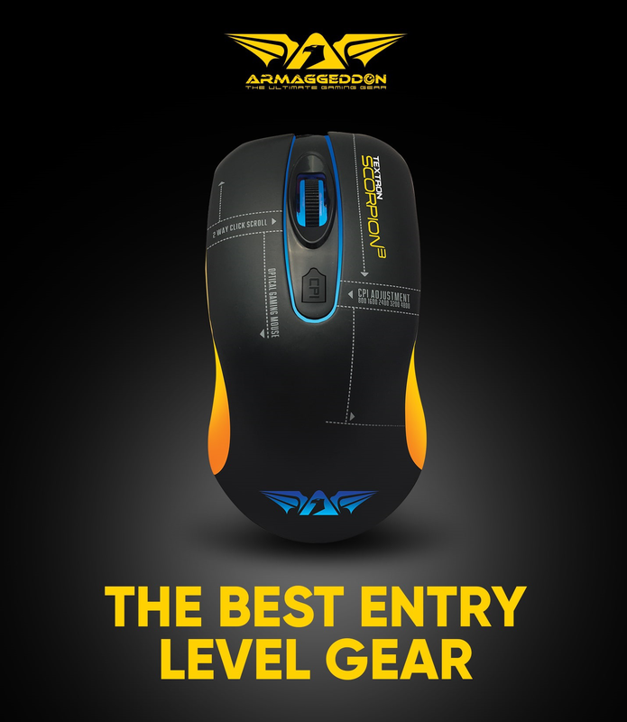 Armaggeddon scorpion 3 pro-gaming mouse with free mousepad, , medium-null