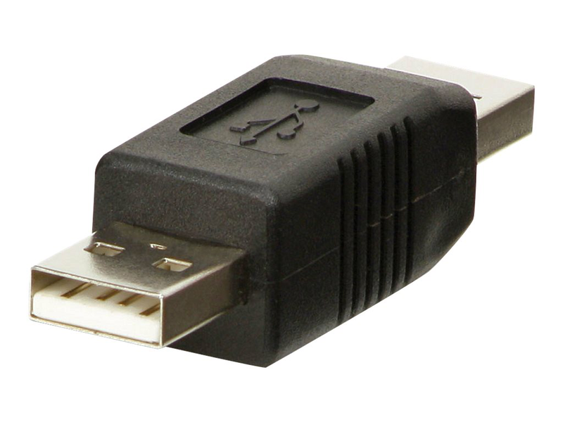 Lindy - USB Gender changer - USB (m) to USB (m) - black-null