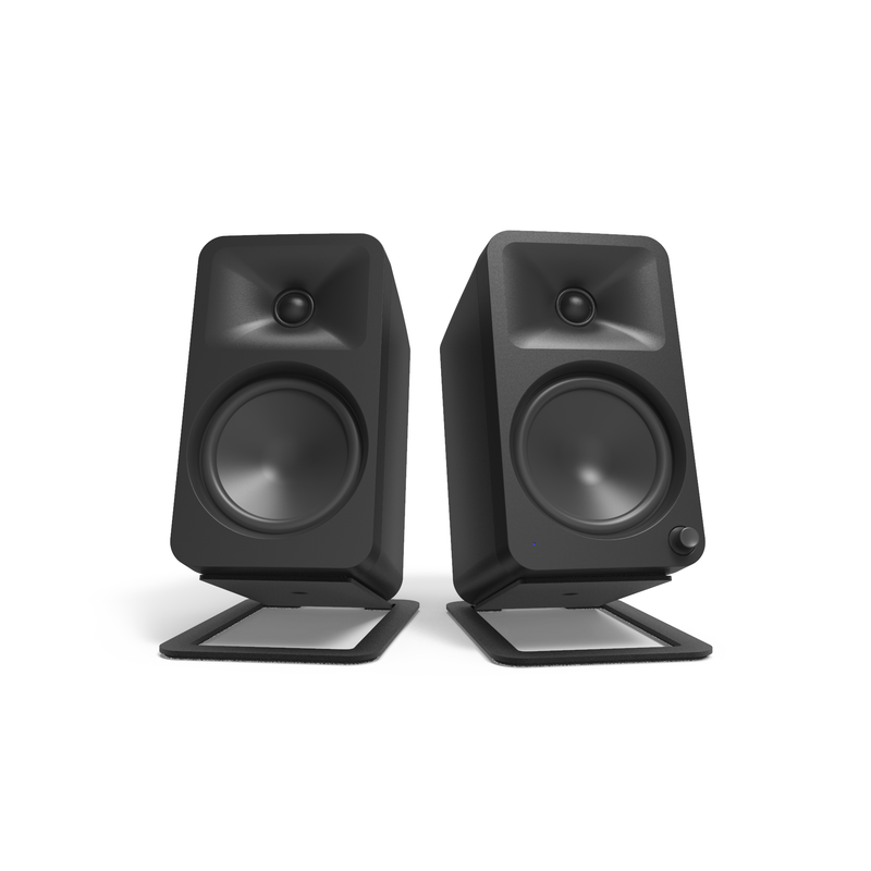 Kanto ora4 140w powered reference desktop speakers with USB-c input and bluetooth - matte black, pair-null