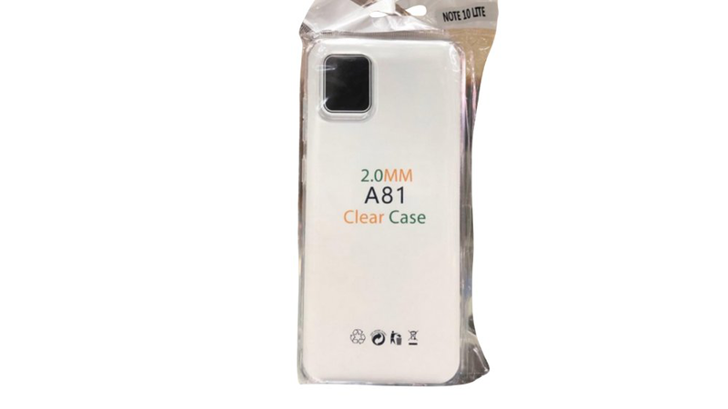 Soft clear silicone case for samsung galaxy a81&ndash; slim & protective, , medium-null