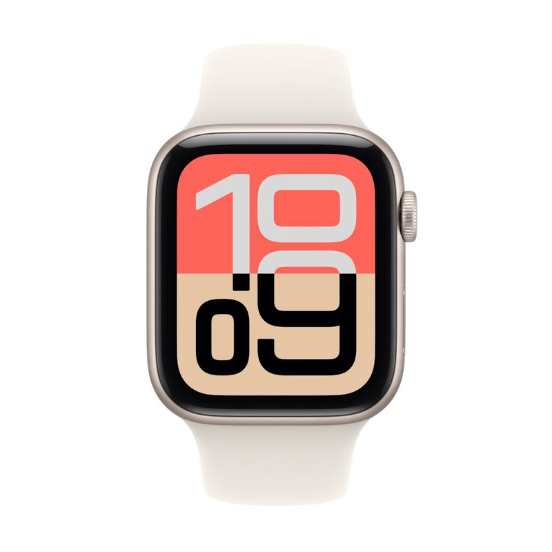 Apple Watch SE 3 GPS 44mm Starlight Aluminium Case Starlight with Sport Band M/L-null