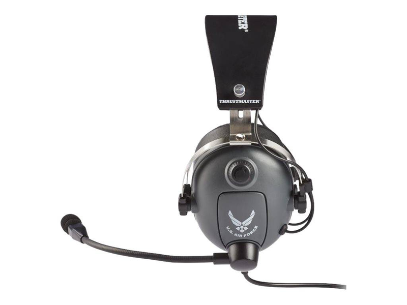 Thrustmaster t.flight u.s. Air force edition dts wired gaming headset 50mm drivers detachable mic 3.5mm black-null