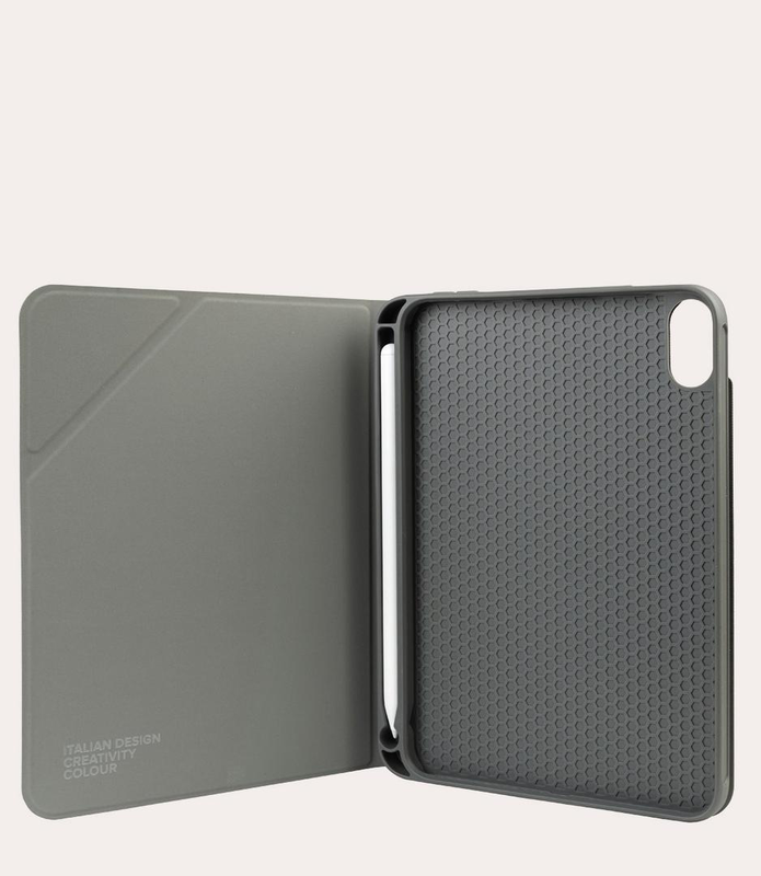 Tucano metal - flip cover for tablet - 65% recycled plastic - space grey - for apple ipad mini (6th Generation), , medium-null