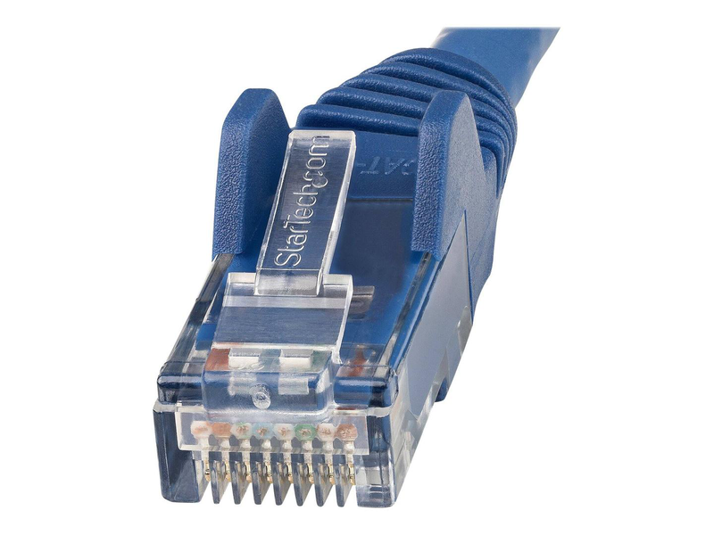 Startech.com 7m lszh cat6 ethernet cable, 10 gigabit snagless rj45 100w poe network patch cord with strain relief, cat 6 10GBe utp, blue, individually tested/etl, low smoke zero halogen - category 6 - 24awg - patch cable - rj-45 (m) to rj-45 (m) - 7 m - 6-null