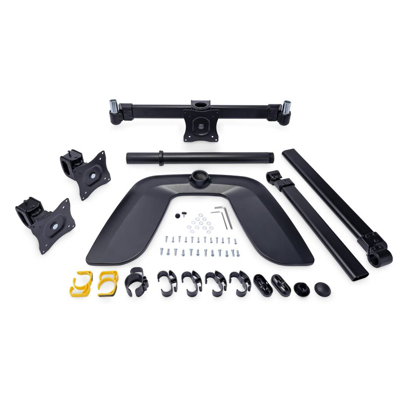 Startech.com armbartrio2 triple monitor desktop stand for three 13-27 inch displays 8kg articulating black-null