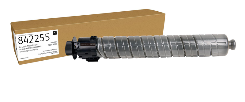 Everyday / black / compatible / remanufactured / toner cartridge (alternative for: ricoh 842255) / green world alliance return programme, , medium-null