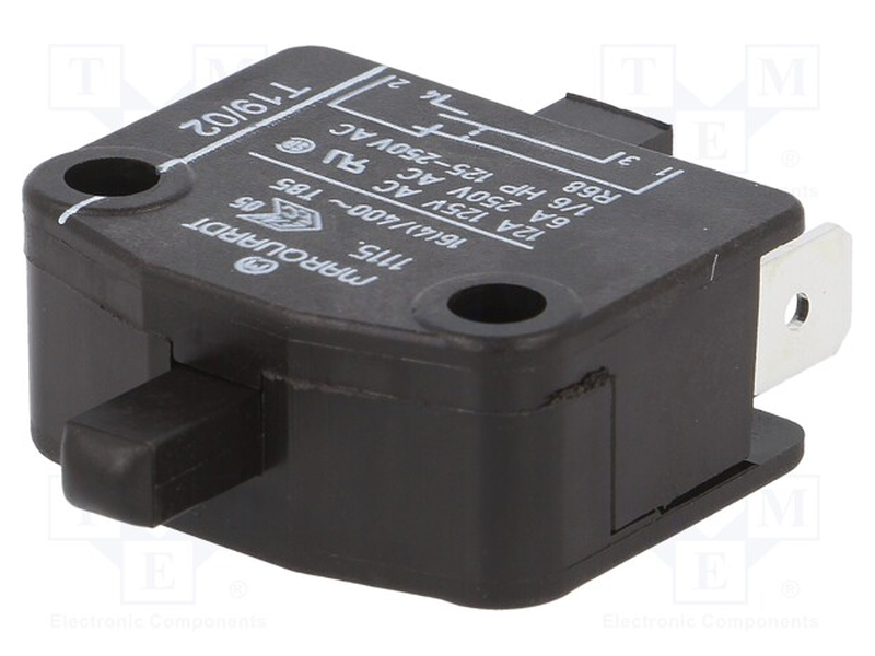 Microswitch snap action  16a/400vac, , medium-null