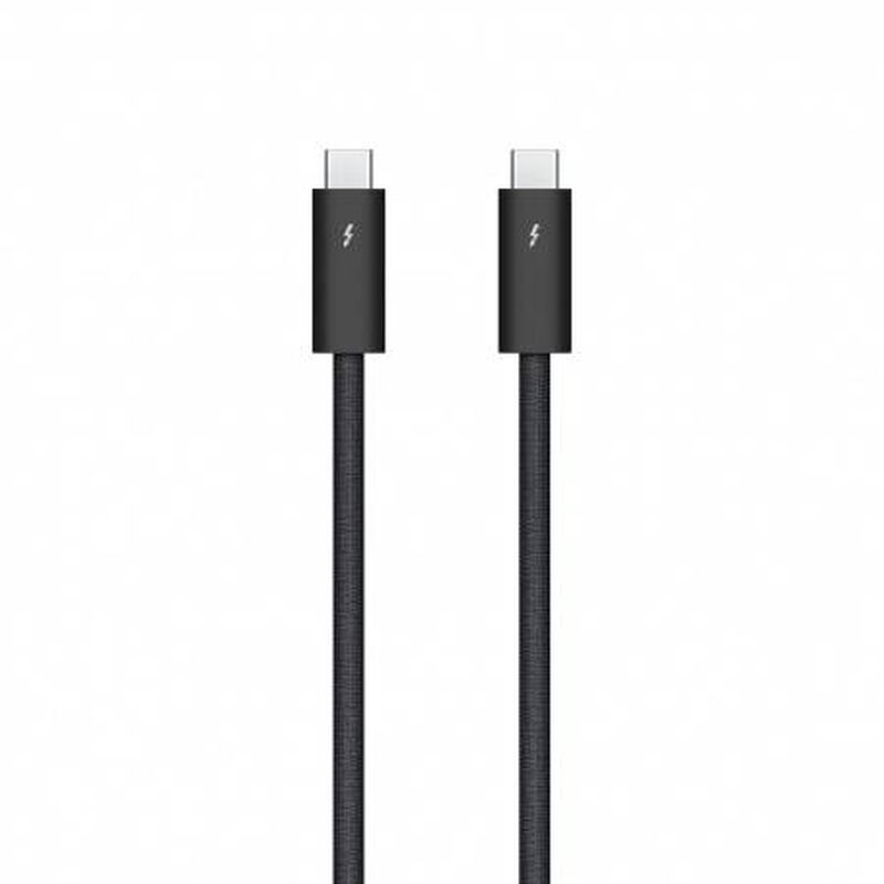 Apple thunderbolt 4 pro / thunderbolt cable / 24 pin USB-c (m) to 24 pin USB-c (m) / USB 3.2 / USB4 / thunderbolt 3 / thunderbolt 4 / displayport / 1.8 m / active, daisy chain support / black-null