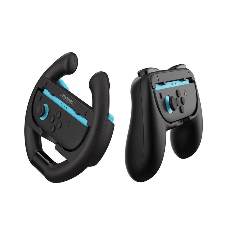 Dobe 4-in-1 left right handle steering wheel simple grip for nintendo switch 2 (new), , medium-null