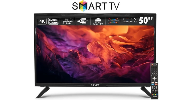 Product image: Silver 50" uhd led si50d1 TV-null