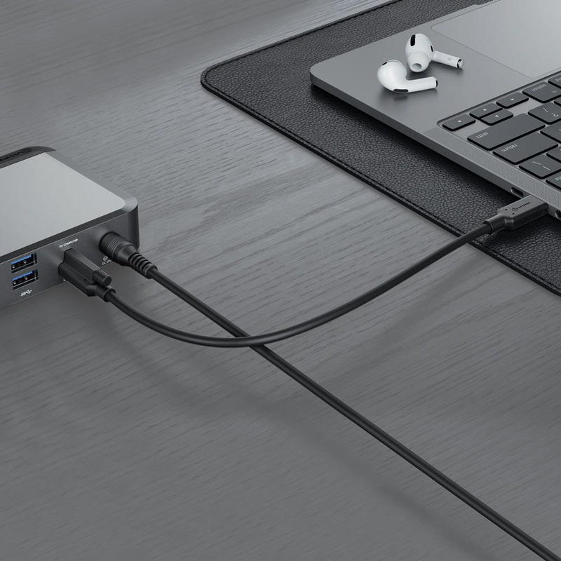 Alogic dx2 duprdx2-ww USB-c displaylink docking station dual 4k60 displayport 1GBe 3x USB-a 65w pd space grey-null
