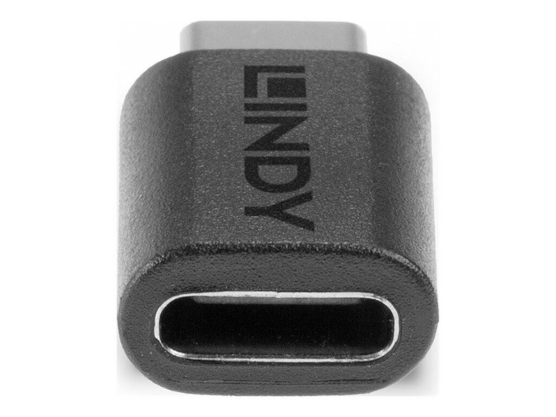 Lindy / USB adapter / 24 pin USB-c (f) to 24 pin USB-c (m) / USB 3.2 Gen 2 / black-null