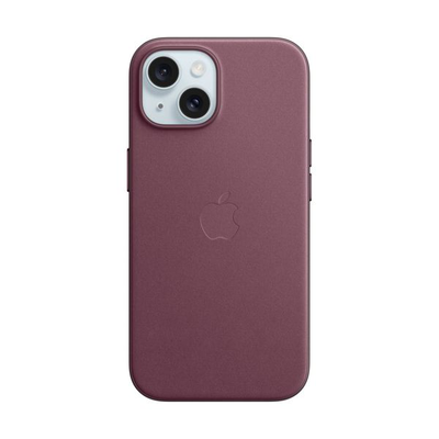 iPhone 15 finewoven case with MagSafe mulberry