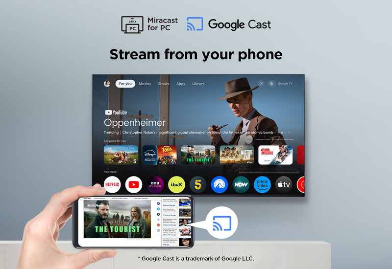 Tcl smart &tau;&eta;&lambda;&epsilon;ό&rho;&alpha;&sigma;&eta; 65" 4k led v6c (2025)-null
