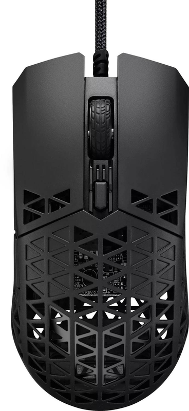 Asus tuf gaming m4 Air ultralight 47g wired gaming mouse 16000 dpi paw3335 6 buttons antibacterial ipx6 black-null