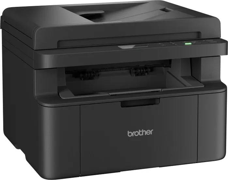 Brother dcp-l1660w compact mono laser 3-in-1 printer print copy scan 20ppm 10-sheet adf USB ethernet Wi-Fi black-null