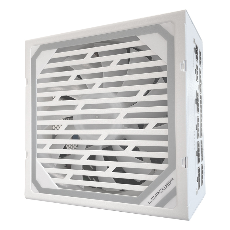 Lc-power lc1000mw v3.1 1000w atx 3.1 psu 80+ gold fully modular pcie 5.1 12v-2x6 super silent white-null