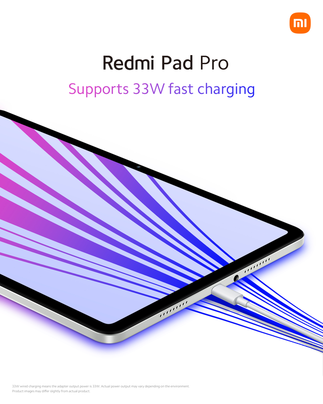 Xiaomi Redmi pad pro tablet 12.1" (6GB/128GB) Wi-Fi 6-null