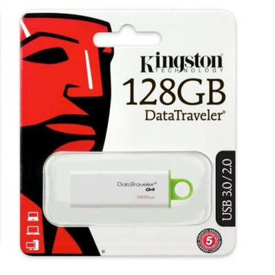 Kingston 128GB datatraveler g4 USB 3.1 white/green, , medium