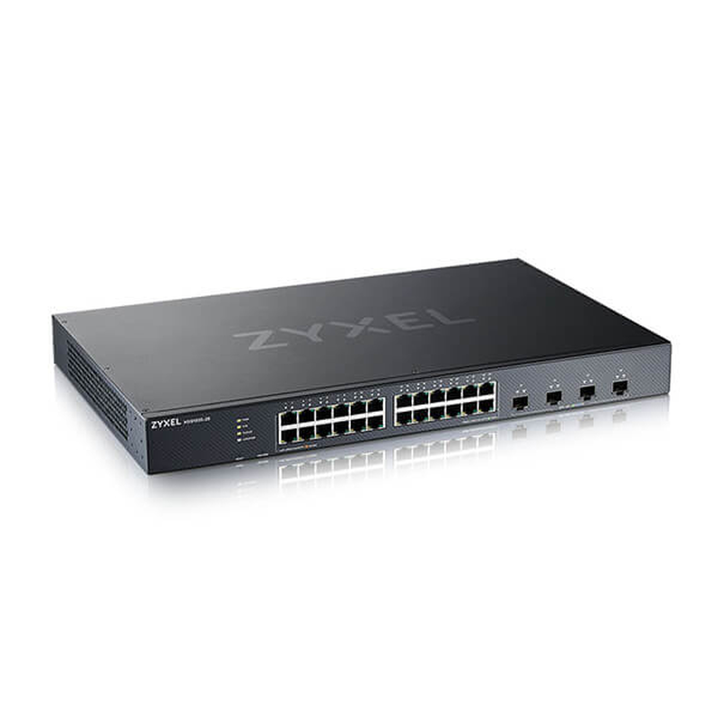 Zyxel xgs1935-28 24-port gigabit lite-l3 smart-managed switch, 4x 10g sfp+, rackmount-null