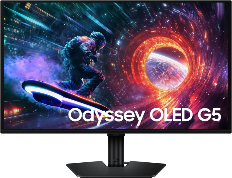Samsung odyssey OLED g5 g50sf 27 inch qd-OLED gaming monitor qhd 2560x1440 180hz 0.03ms hdr10 freesync g-sync black-null