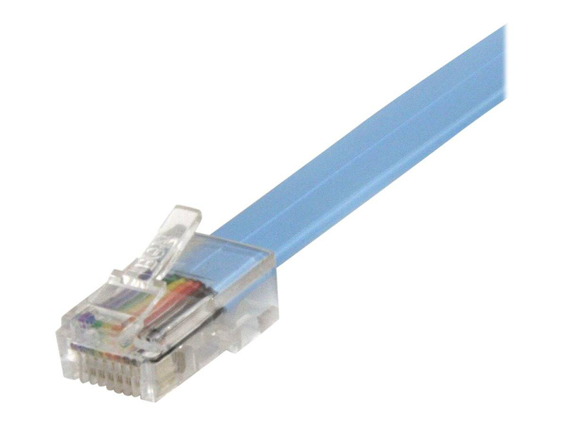 Startech.com cisco console rollover cable 1.8 m | rj-45 male to male | blue-null