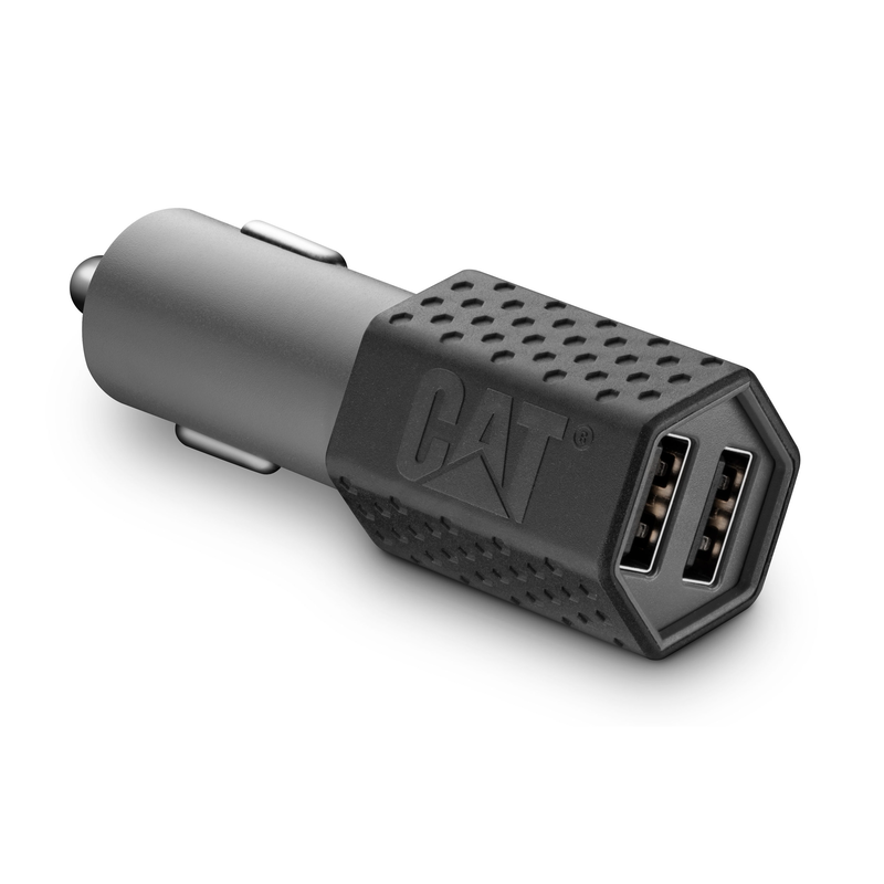 Product image: Cat dual USB dc car adapter 3.4amp black cat-dc2USB-blk-null