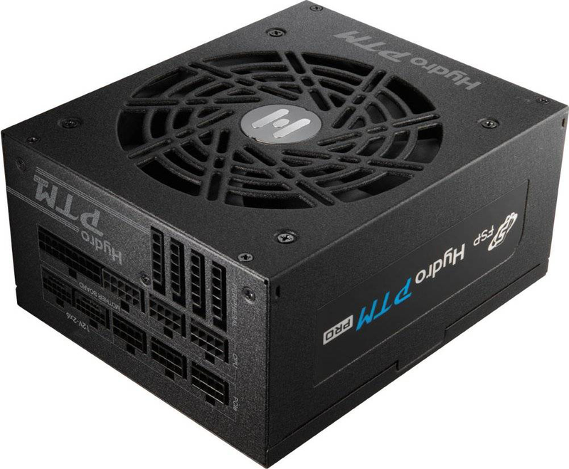 Fsp hydro ptm pro 1350w ppa13f0101 atx 3.1 fully modular power supply 80 plus platinum pcie 12v-2x6 black-null