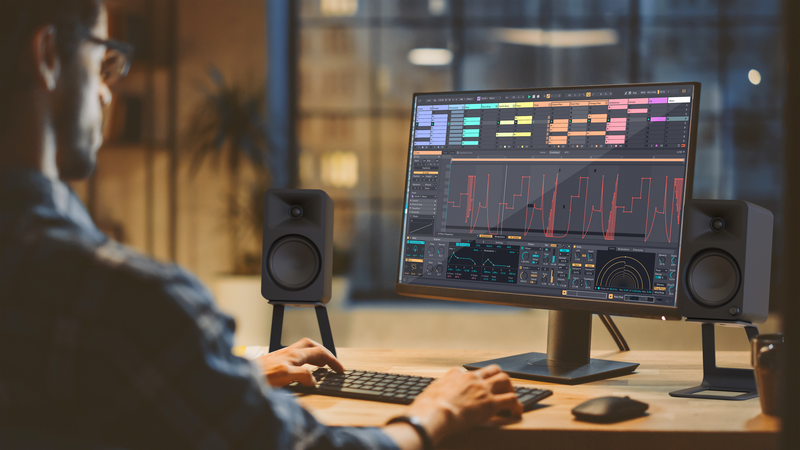 Kanto ora4 140w powered reference desktop speakers with USB-c input and bluetooth - matte black, pair-null
