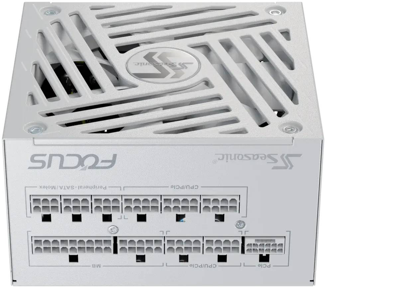 Seasonic focus gx-850 v4 white atx 3.1 850w fully modular power supply 80 plus gold 12v-2x6 white-null