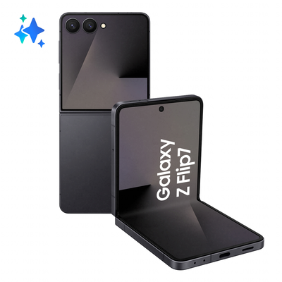 Samsung galaxy z flip7 mobile phone 5G (12GB/256GB), Black, medium