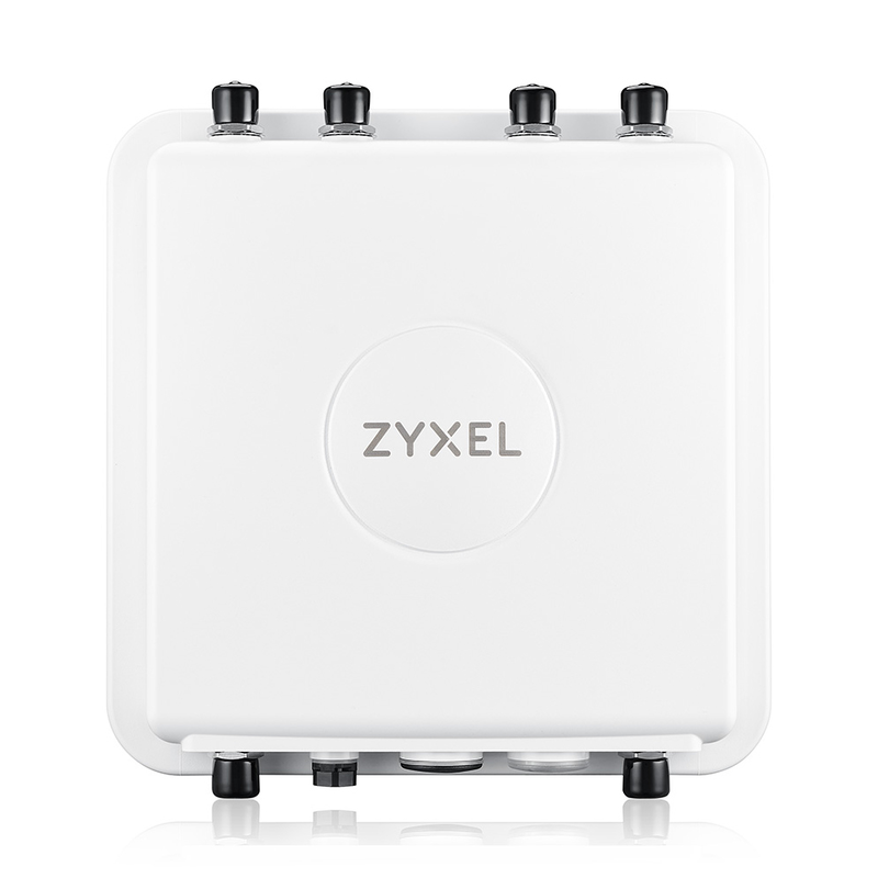 Zyxel wax655e ax5400 Wi-Fi 6 outdoor access point, 6-stream, external antennas, 2.5GBe poe, ip67, nebulaflex-null