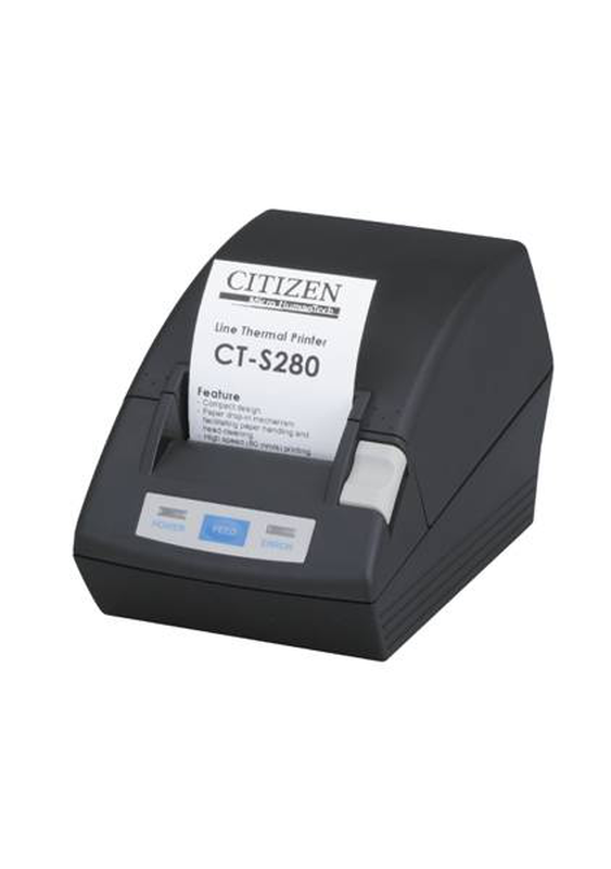 Citizen ct-s280 cts280rsebk 58mm 2-inch thermal pos receipt printer 203dpi 80mm/s rs-232 serial two-colour black-null