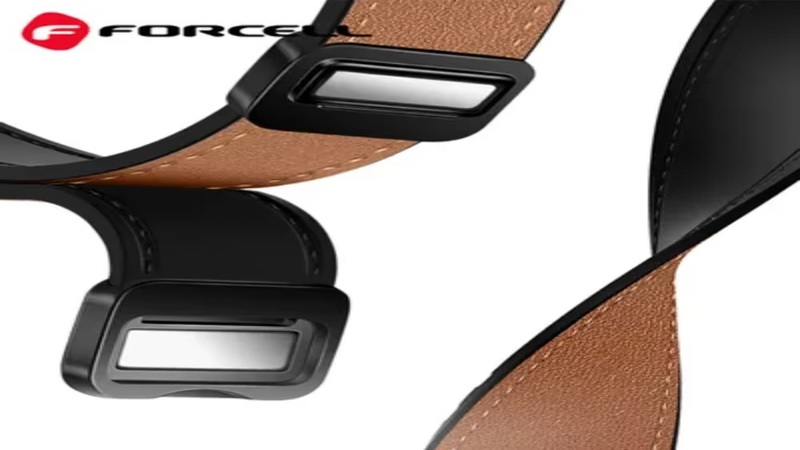 Strap for samsung Galaxy Watch forcell f-design fs20 magnetic eco-leather 22 mm black, , medium-null